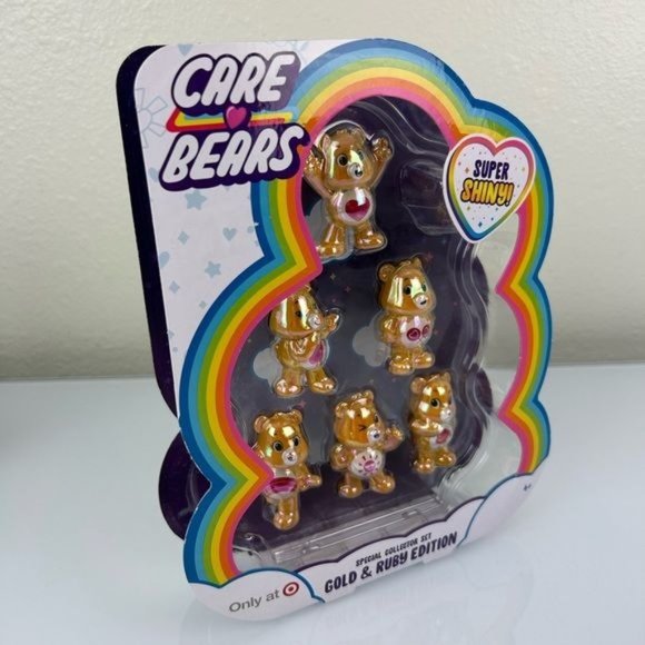 Care Bears Gold & Ruby Super Shiny Figure Set - Picture 11 of 12